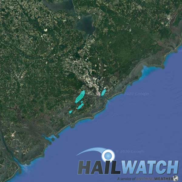 Hail Report for Charleston-Johns Island, SC | May 20, 2020  