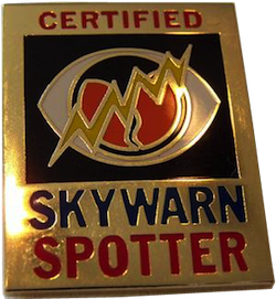 SKYWARN Certified Lapel Pin 