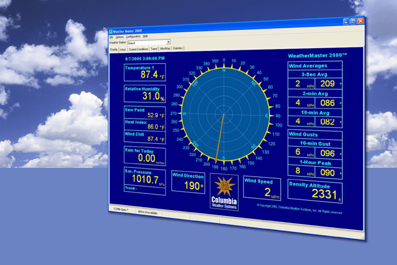 weather program software