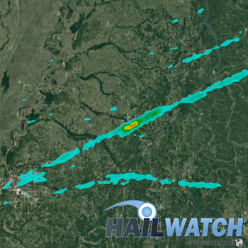 Hail Report Jackson, TN | December 28, 2016 | HailWATCH