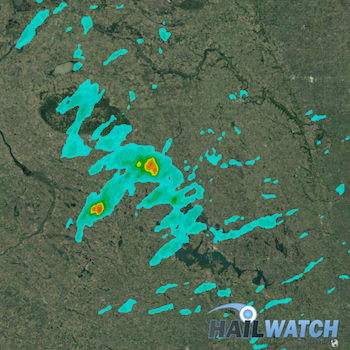 Hail Report Rugby, ND | August 3, 2016 | HailWATCH