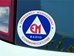 Emergency Managment Communications Decal on Car