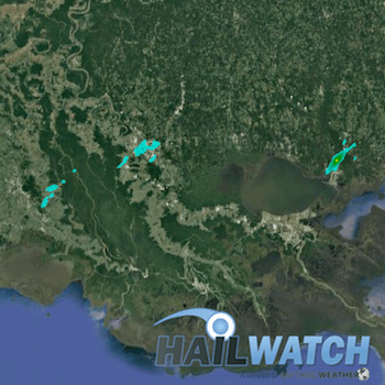 Hail Report for Baton Rouge, LA March 25, 2017 