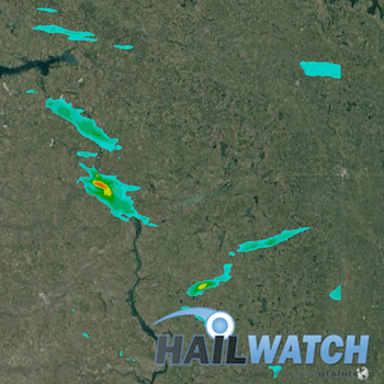 Hail Report for Bismarck, Mandan, ND July 21, 2017 