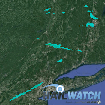 Hail Report for Bloomfield, NJ, Poughkeepsie, NY, Westfield, MA May 31, 2017 