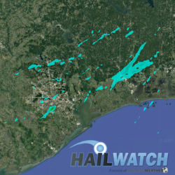 Hail Report for Brookside Village, TX | January 20, 2017 