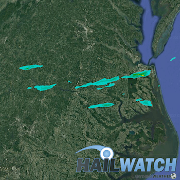 Hail Report for Chesapeake, VA March 31, 2017 
