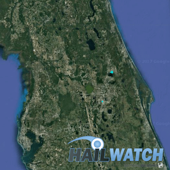 Hail Report for Deltona, Orlando, FL July 20, 2017 