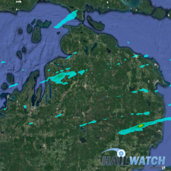 Hail Report for East Jordan, MI | October 17, 2016 
