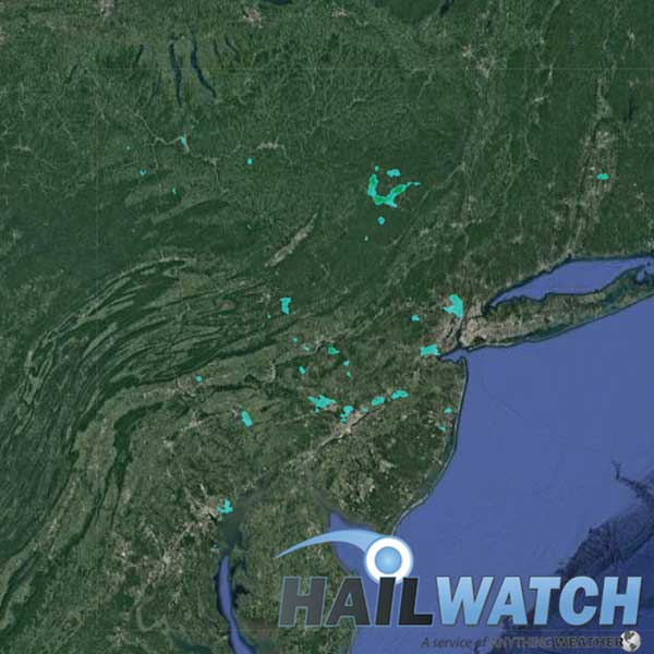 Hail Report for Edison-Paramus-Yardville, NJ-Levitttown-West Norriton, PA | July 6, 2020  