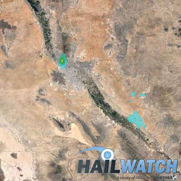 Hail Report for El Paso, TX | August 27, 2019 