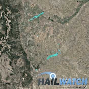Hail Report for Evans, Colorado Springs, CO | May 13, 2018 