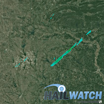 Hail Report for Forth Worth, Carrollton, TX January 21, 2018 