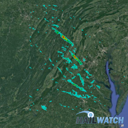 Hail Report for Fredericksburg, VA  | June 16, 2016 