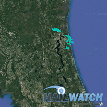 Hail Report for Jacksonville Beach, FL May 31, 2017 