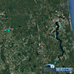 Hail Report for Jacksonville, FL | July 12, 2016 