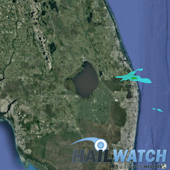 Hail Report for Jupiter, Tequesta, FL April 24, 2018 