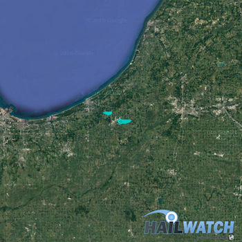 Hail Report for La Porte, IN | July 29, 2016 