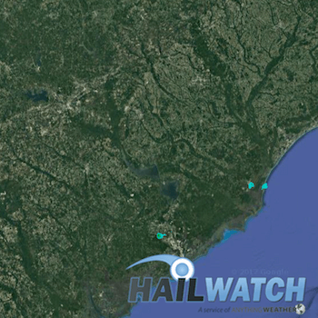 Hail Report for Ladson, Georgetown, SC June 15, 2017 