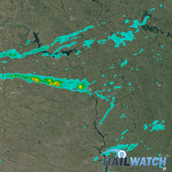 Hail Report for Mandan, ND | August 10, 2016 
