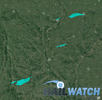 Hail Report for Paris, MO, Monmouth, IL October 14, 2017 
