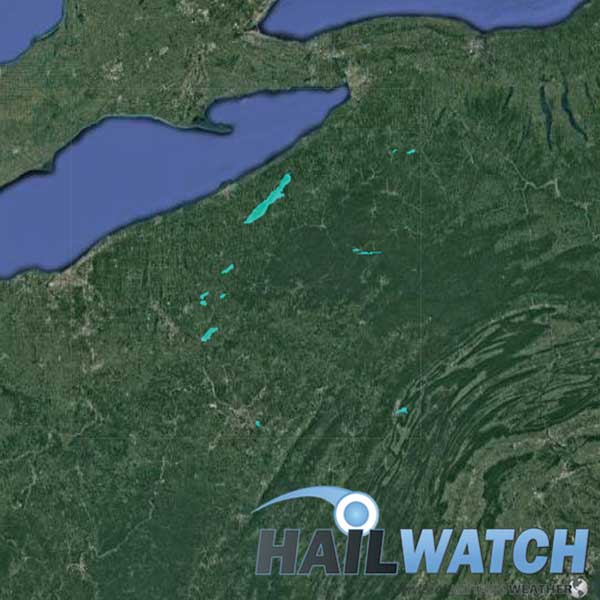 Hail Report for New Castle-Union City, PA | August 15, 2019 