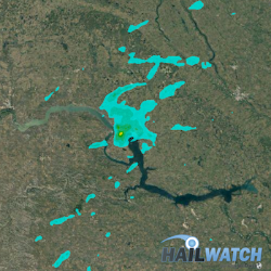 Hail Report for New Town, ND | July 31, 2016 