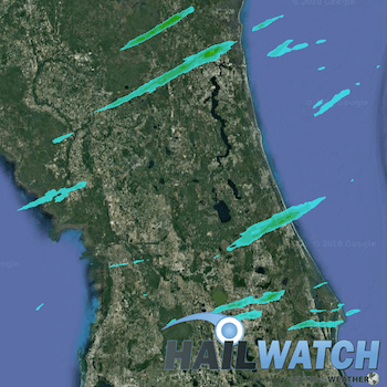 Hail Report for Orlando, Daytona Beach, Jacksonville, FL March 20, 2018 