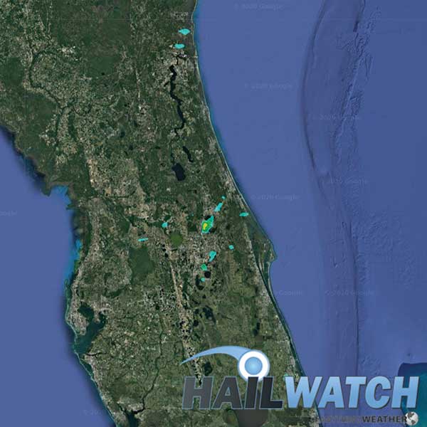 Hail Report for Orlando-Lake Mary-Coral Springs-Fernandina Beach, FL | May 21, 2020 