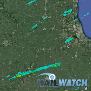 Hail Report for Peoria, IL April 10, 2017 