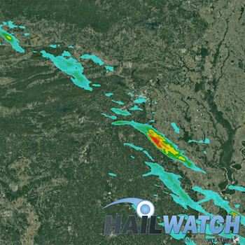 Hail Report for Pine Bluff, Benton, AR, Greenville, MS March 10, 2018 