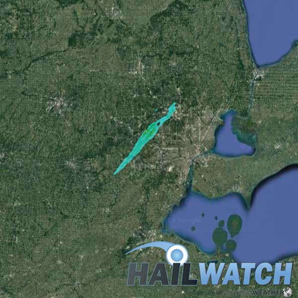 Hail Report for Pontiac-Ann Arbor-Milford, MI | September 13, 2019 