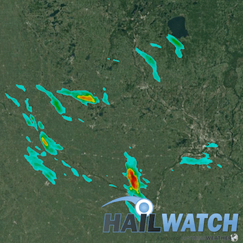 Hail Report for Prior Lake, Montevideo, Farmington, MN July 9, 2017 