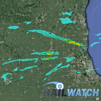 Hail Report for Rockford, Antioch, IL, Janesville, WI | May 2, 2018 