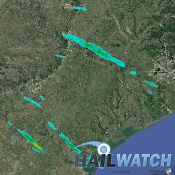Hail Report for Round Rock, Rosenberg, TX May 23, 2017 