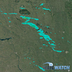 Hail Report for Rugby, ND  | July 4, 2016 