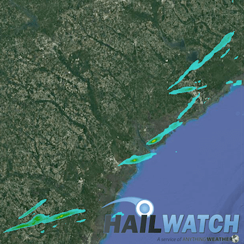Hail Report for Myrtle Beach, Summerville, SC March 20, 2018 