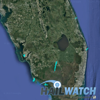 Hail Report for Vero Beach, FL March 23, 2017 
