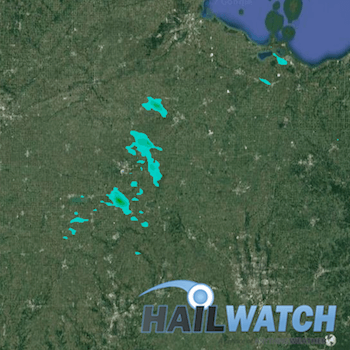 Hail Report for Wapakoneta, Bluffton, OH July 16, 2017 