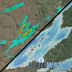 Hail + Wind Report for Oklahoma City, Elk City, OK October 21, 2017 