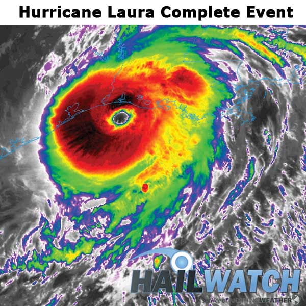 Hurricane Laura WindSWATH Complete Event 