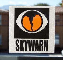 SKYWARN Window Cling