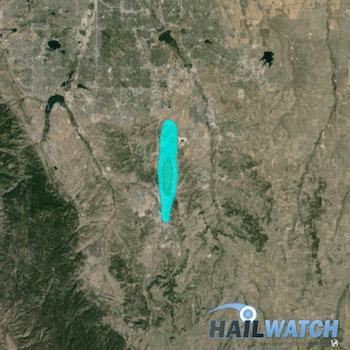 Hail Report for Castle Rock, CO | April 25, 2016 