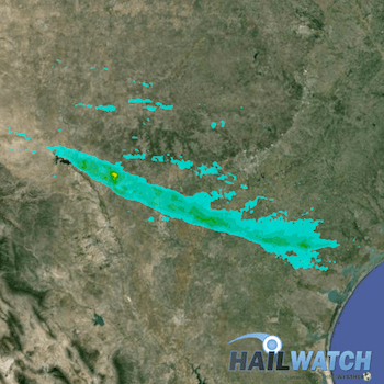 Hail Report for Del Rio, TX | February 22, 2016 