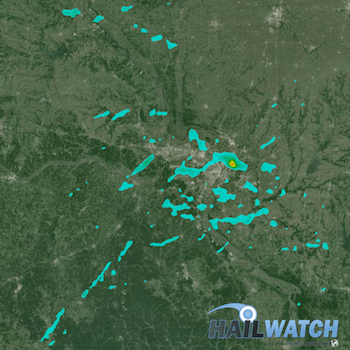 Hail Report for Granite City, IL | April 30, 2016 