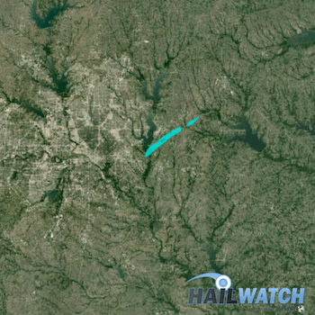 Hail Report for Heath, TX |  January 21, 2016 