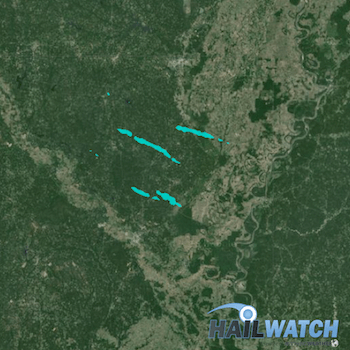 Hail Report for Olla, LA | March 1, 2016 
