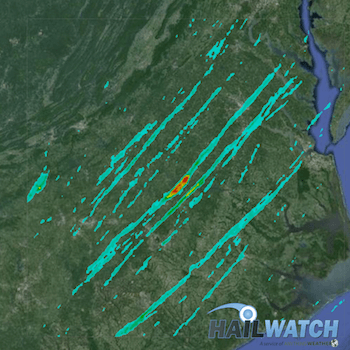 Hail Report for Richmond, VA | February 24, 2016 