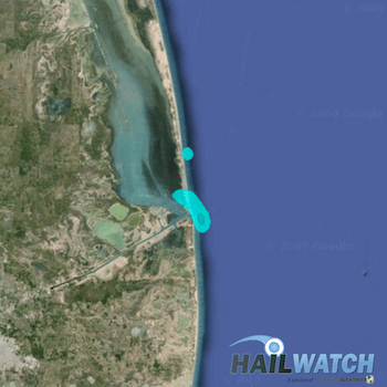 Hail Report for South Padre Island, TX | April 18, 2016 