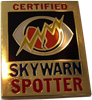 SKYWARN Certified Lapel Pin 